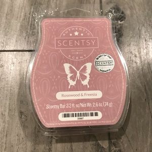 3/$25 Scentsy Rosewood and Freesia Wax Melt NWT